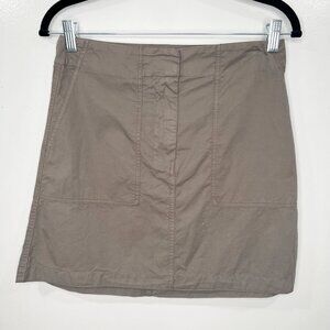 Theory Utility Skirt in Garment Dyed Chino NWOT Size 2